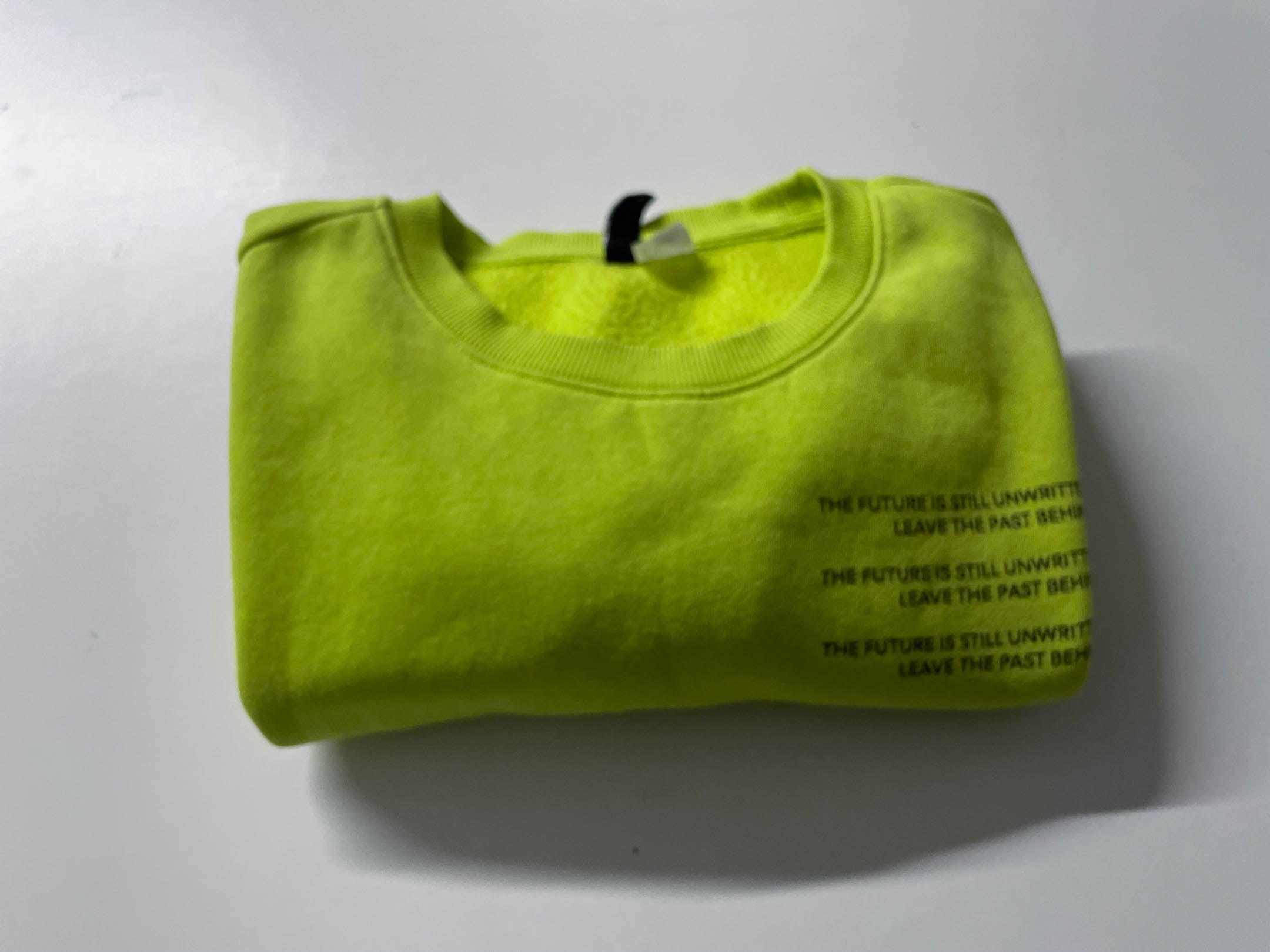 Women's Mint green crew neck sweatshirt in L|L22 W22| SKU 4053