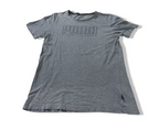 Vintage Men's Puma forever faster print grey tees in S|L28 W20|SKU 4148