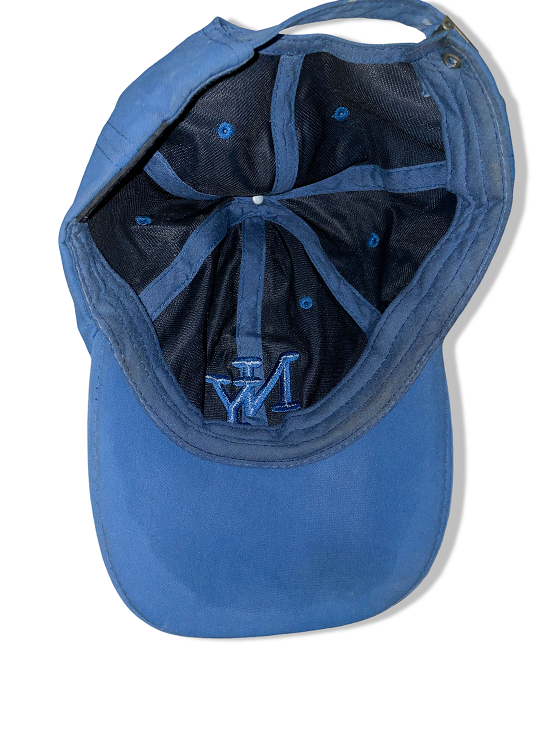 Vintage New York city adjustable cotton blue baseball cap| SKU 4989