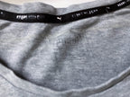 Vintage Men's Puma forever faster print grey tees in S|L28 W20|SKU 4148