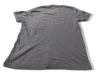Vintage men's Duck & Cover 1/4 button v-neck grey short sleeve tees in M|L27 W21|SKU 4149