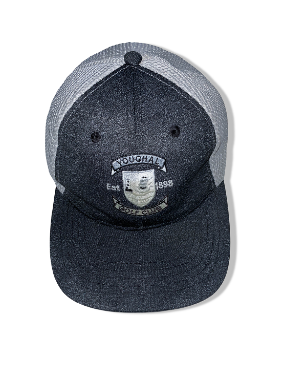 Vintage Youghal golf club 90's custom house grey colourblock trucker cap| SKU 4992