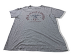 Vintage Men's Polo Jeans Company Ralph Lauren Graphics grey tees in XL|L30 W23|SKU 4151