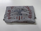 Vintage Men's Polo Jeans Company Ralph Lauren Graphics grey tees in XL|L30 W23|SKU 4151