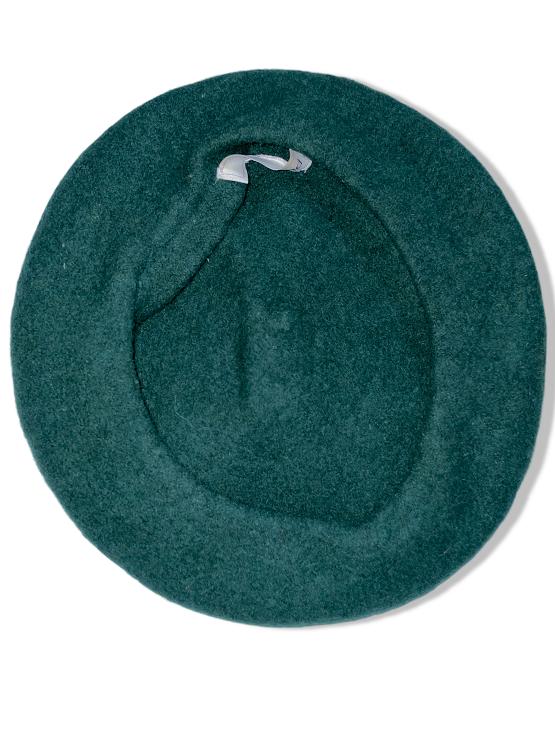 Vintage women's Dromod wool green beret cap| SKU 4995