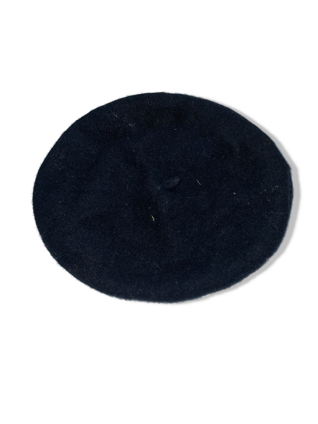 Vintage H&M black wool beret cap| SKU 4999