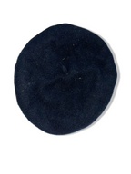 Vintage H&M black wool beret cap| SKU 4999