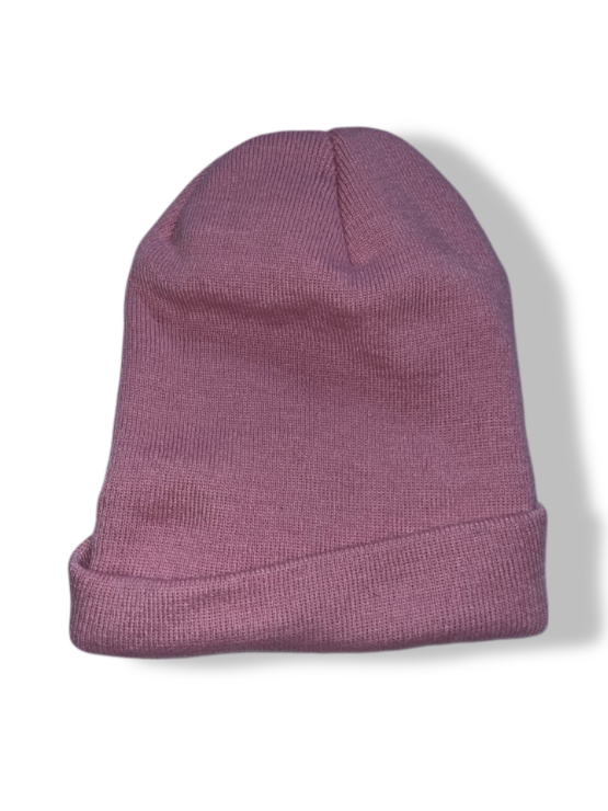 Vintage Beechfield Original Head wear pink Unisex beanie hat| SKU 4885