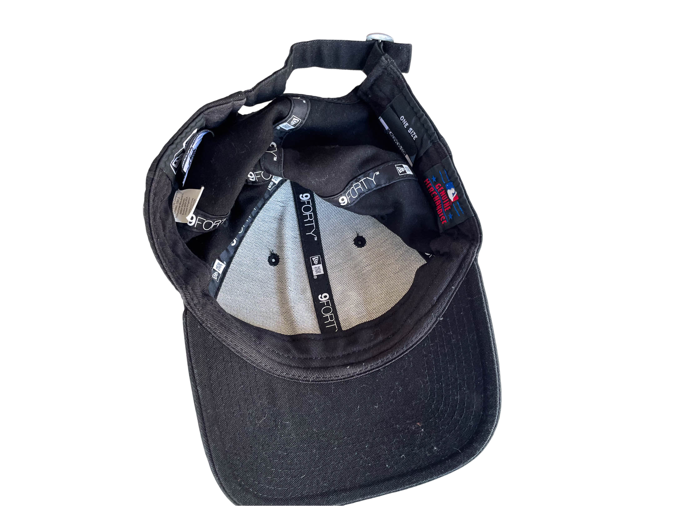 Vintage black New Era 9forty New York baseball cap|SKU 4351