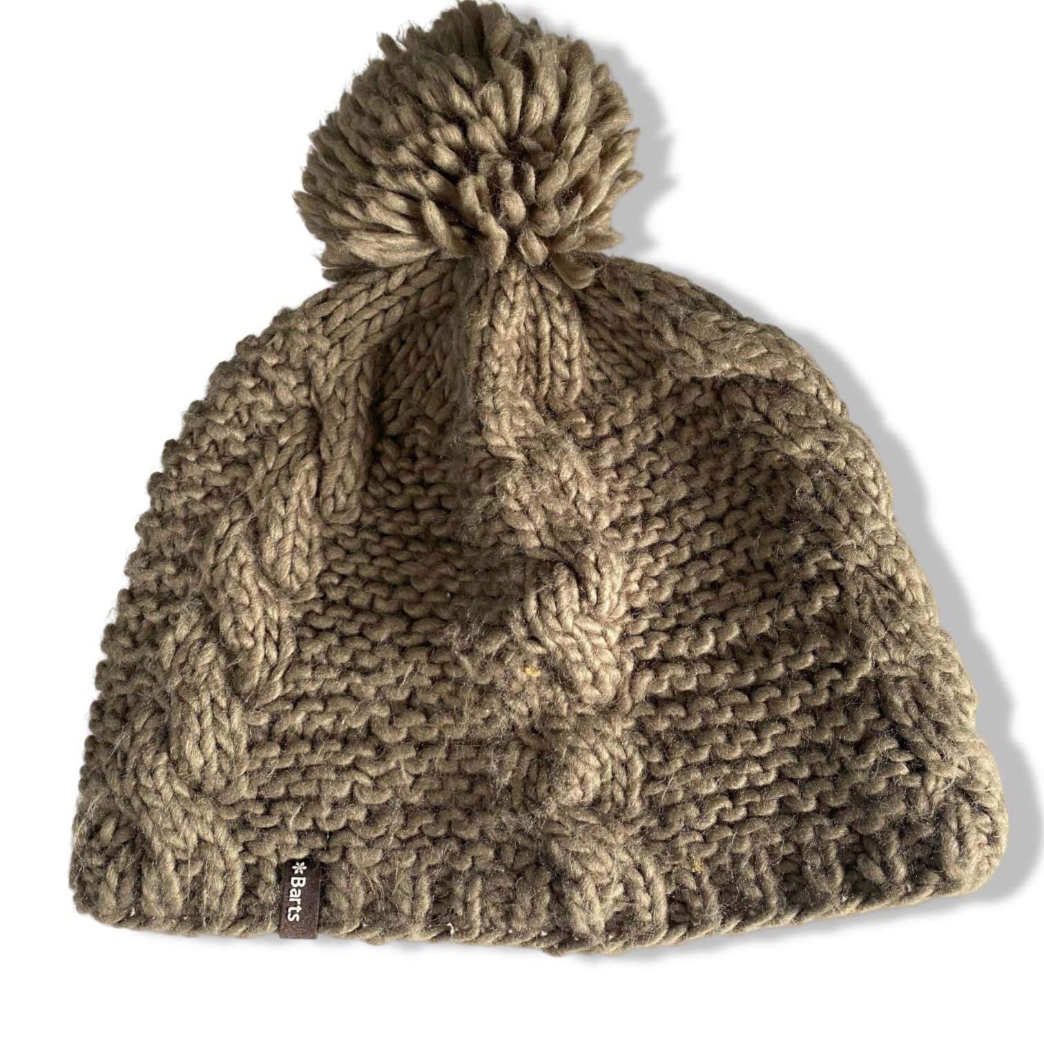 Vintage Barts cream crochet knitted beanie hat|SKU 6326