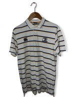 Vintage Canterbury rugby polo shirt in white and blue #rugby
Size xl 
L 30 w 22
SKU 7156