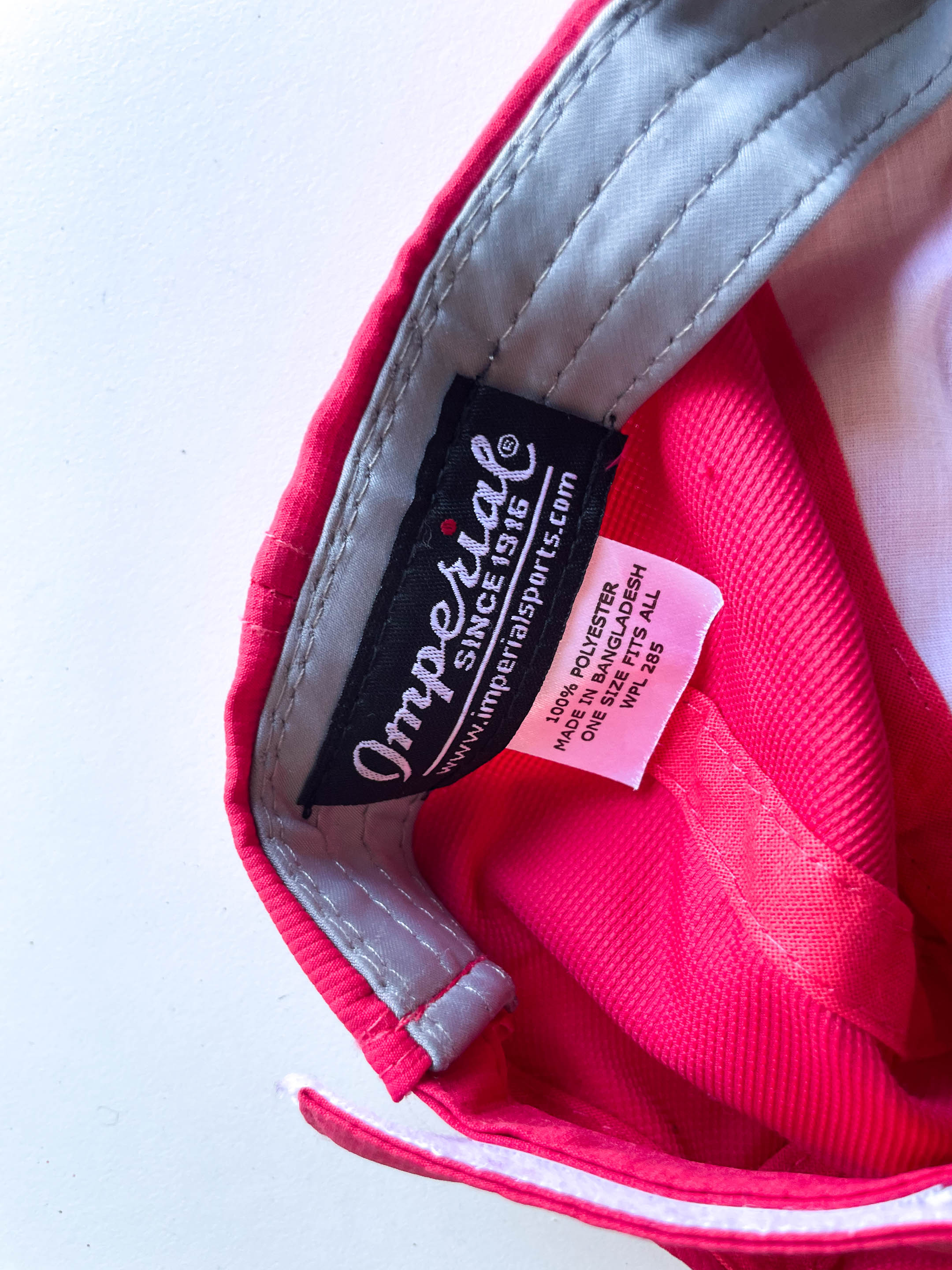 Vintage Imperial sport Rosslare Golf link crest 90's baseball red cap| SKU 4361