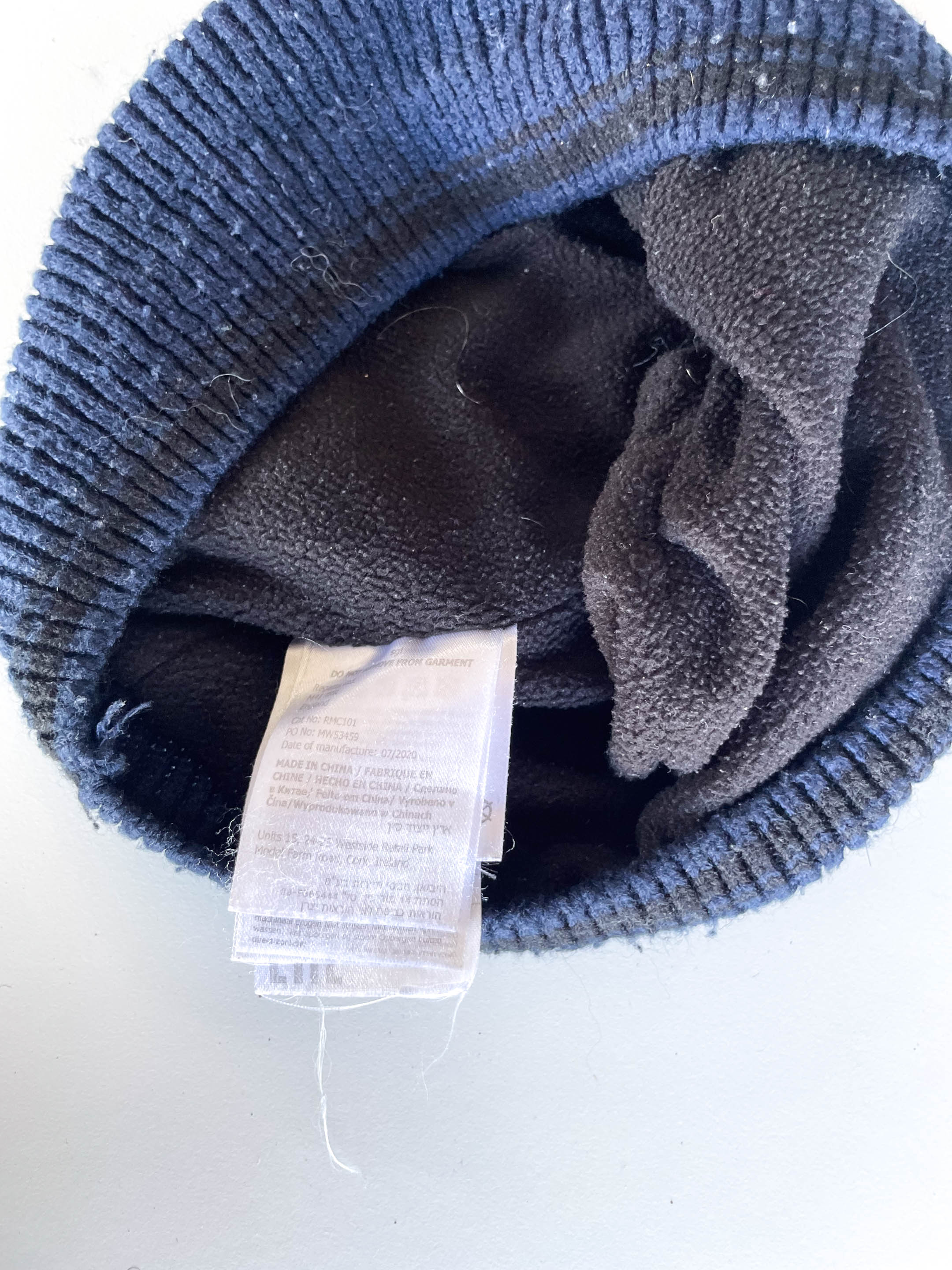 Vintage Regatta great outdoor navy blue knitted beanie cap| SKU 4336