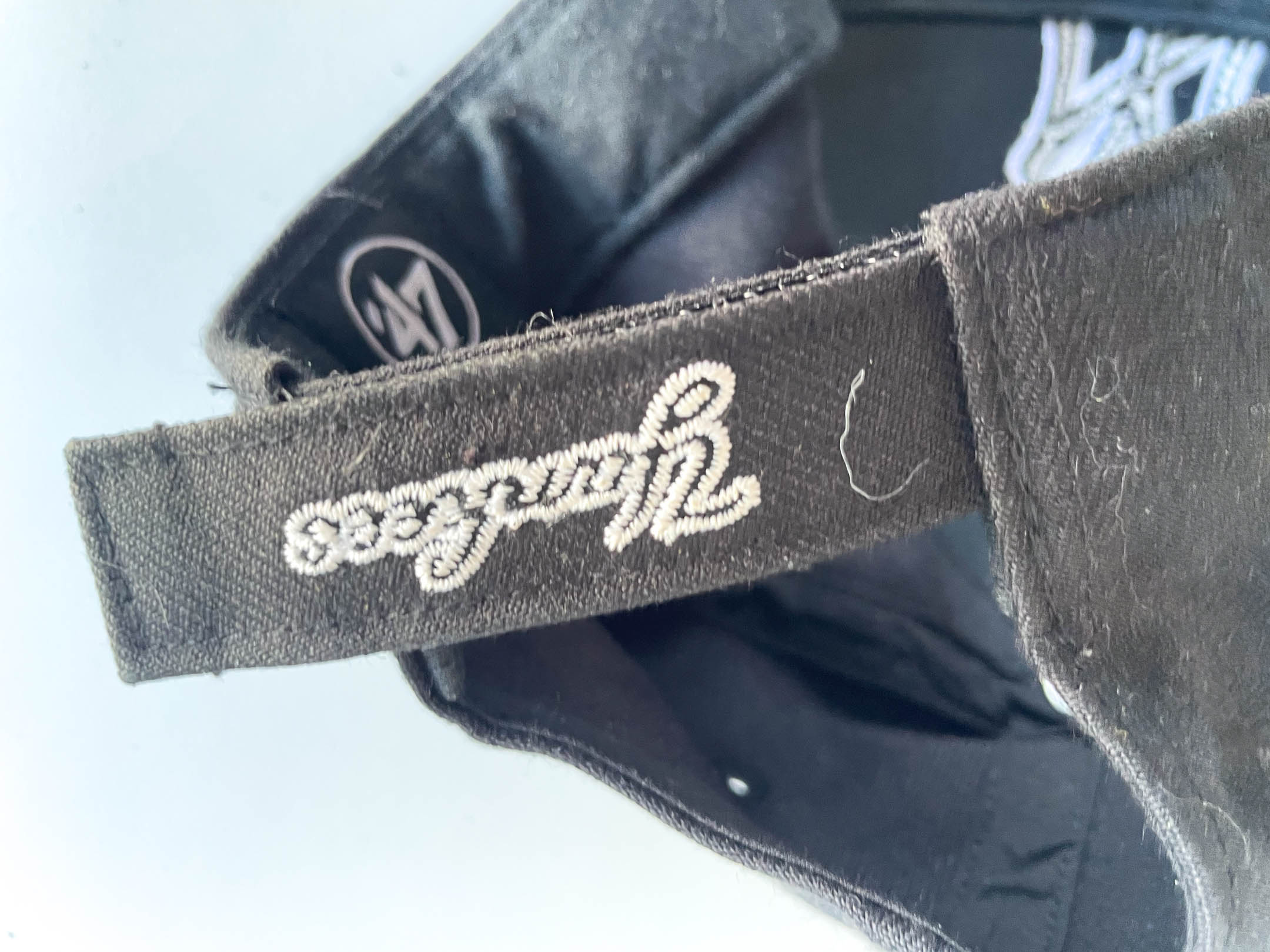 Vintage black New York yankees genuine merchandise baseball cap| SKU 4352