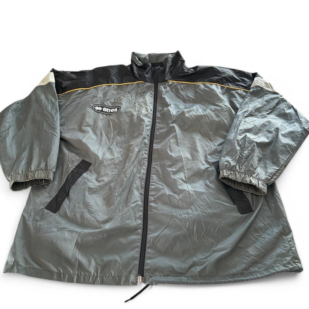 Vintage Errea Football Grey colourblock  Jacket Size Large Mens Vintage Sku 6856