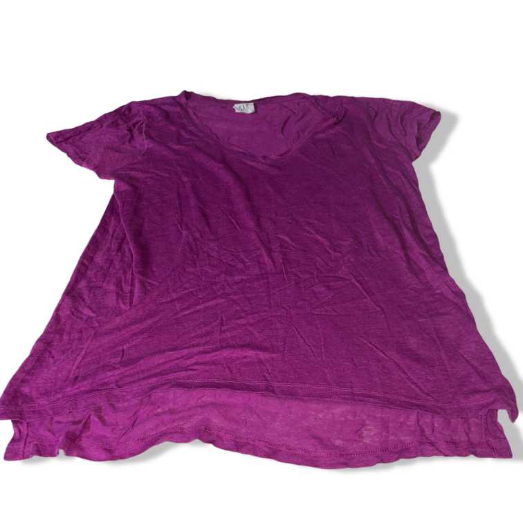 Vintage Gap Cotton Purple Tops for Women in M|L27 W19| SKU 5484