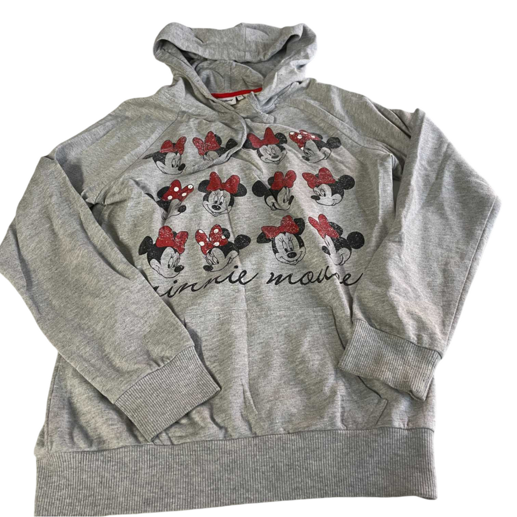 Vintage Grey unisex Mickey mouse graphics Disney hoodie in M|L25 W17|SKU 5550