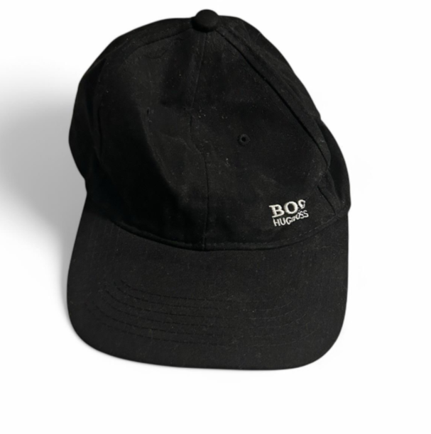 Vintage Hugo Boss Men's Hat Black Baseball Cap  simple Design SKU 6779