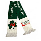 Vintage Irish Paddie scarf one size green and white SKU 6761
