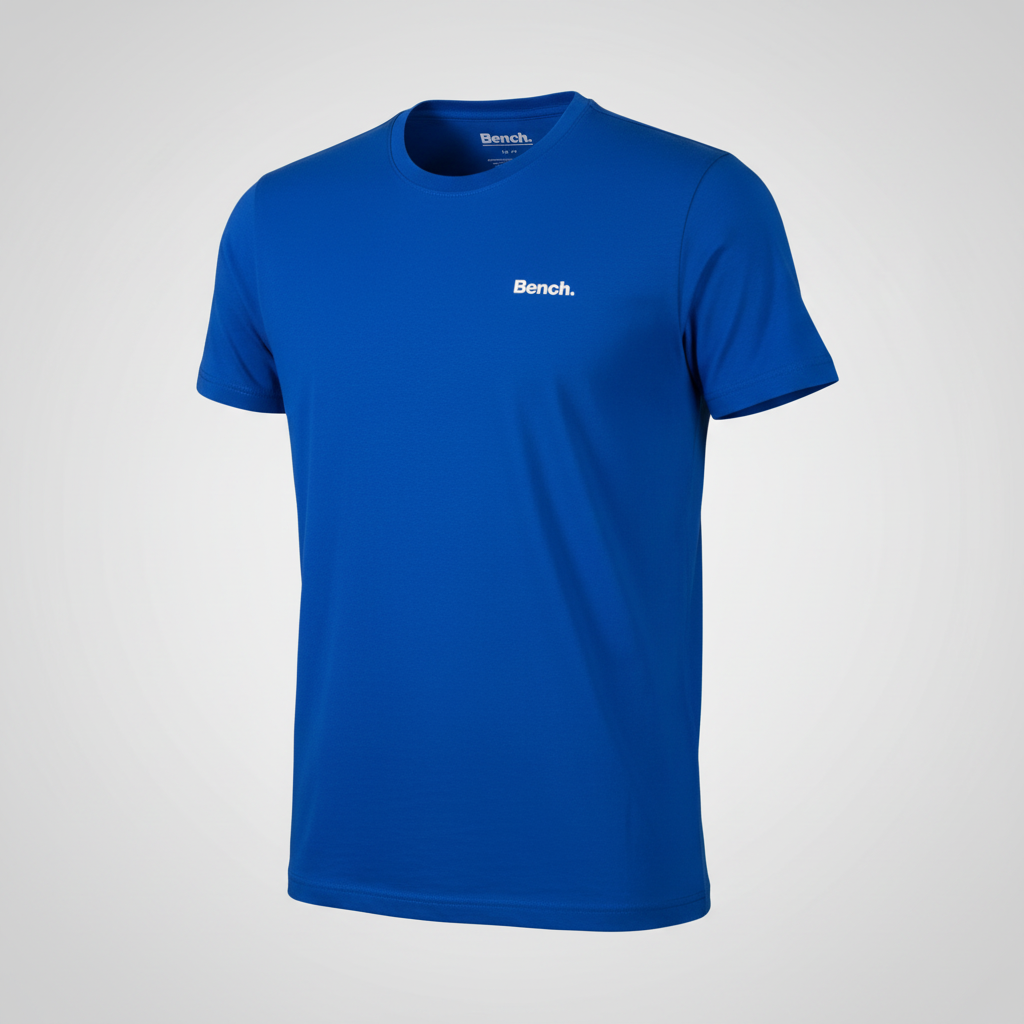 Vintage Kids 11-12yrs plain blue Bench tees in S|L25 W16|SKU 6487