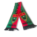 Vintage Maigh EO green and red fans scarf|L52 W7|SKU 6399