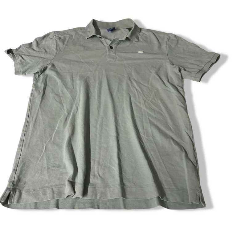 Vintage Mens G-STAR RAW Mint Green DUNDA polo shirt short sleeves in M|L28W19|SKU 5487