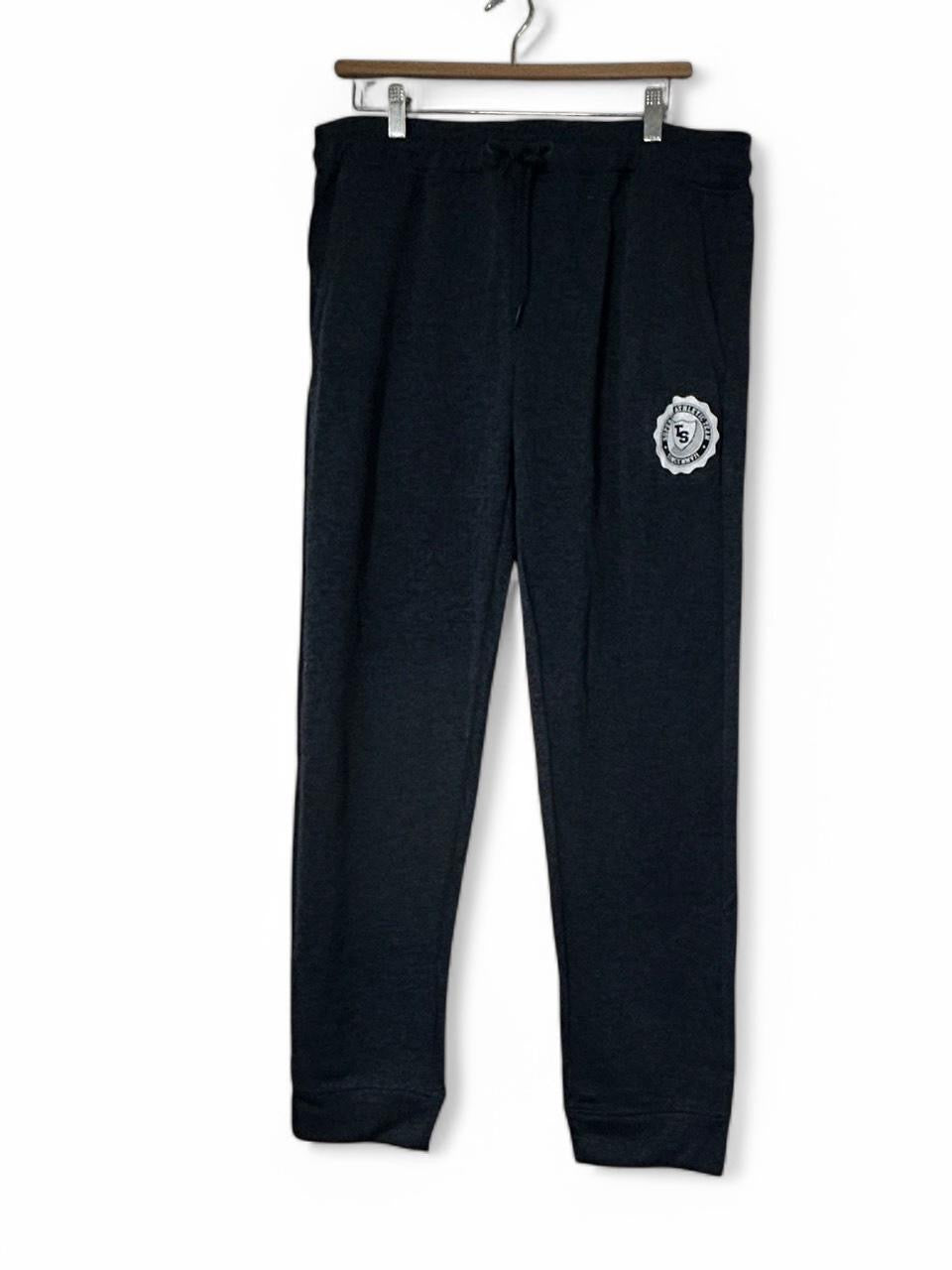 Vintage Men’s Teamspirit Big Logo Graphics Black Sweatpants L W32 L 32 SKU 6954