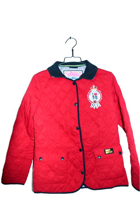 Vintage Paul's Boutique Womens Red Quilted Jacket in M|L28 W19|SKU 6651