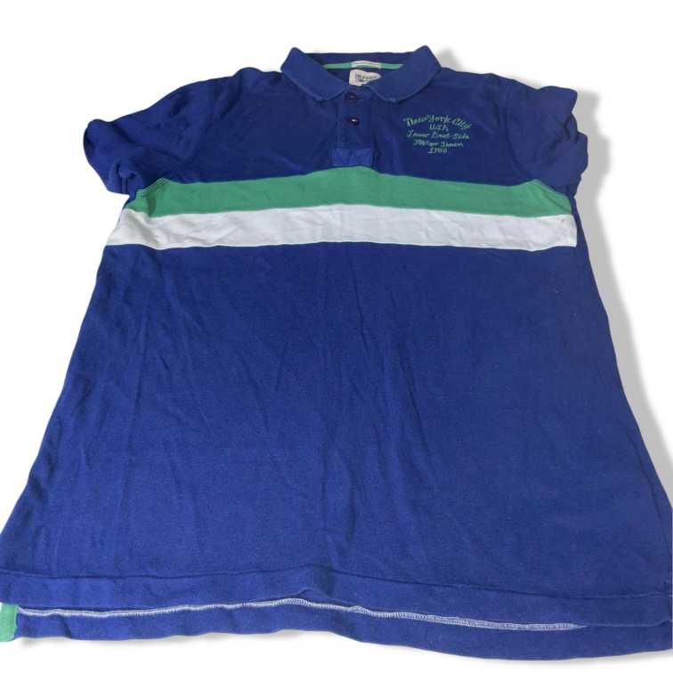 Vintage Tommy Hilfiger Denim Logo Mens blue  Polo shirt Slim Fit in XL|L34 W22|SKU 5515