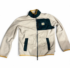 Vintage VANS Cream Overcoat Polyester Men's full zip Coat UK Size M SKU 6760