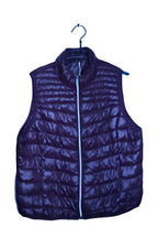 Vintage women brown puffer padded sleeveless full zip jacket L|L27W22|SKU 6720