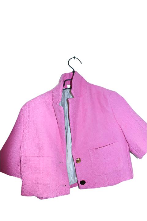 Vintage Zara women pink cropped blazer jacket in M|L20 W19|SKU 6650