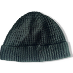 Vintage green knitted beanie cap|SKU 6325