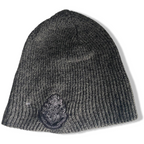 Vintage grey logo print beanie cap| SKU 6327