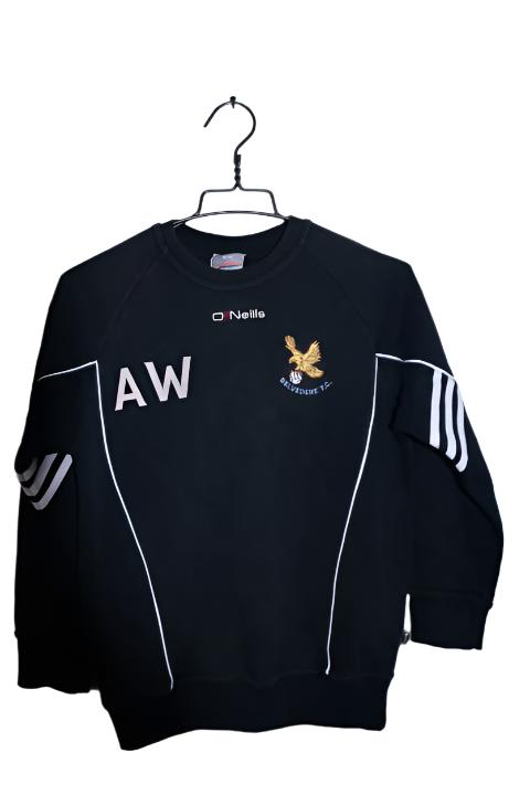 Vintage kid 9-10yrs Black Belverde FC O'neill sweatshirt |L24 W19|SKU 6706