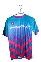 Vintage male Holiday Villages football academy multicoloured soccer jersey in M|L20 W19|SKU 6603