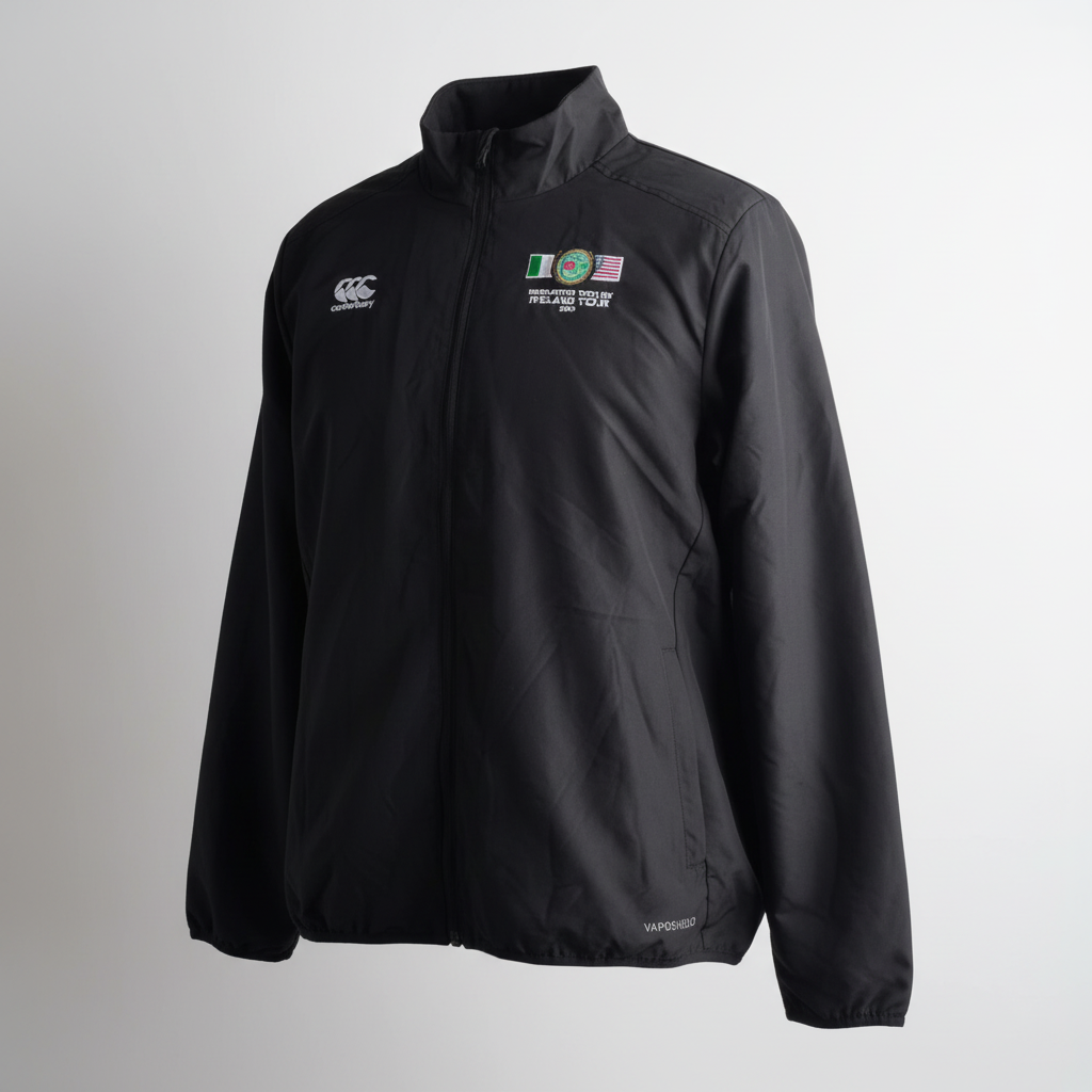 Vintage men Canterbury Washington Ireland Tour polyester full zip jacket in XL|L32 W24|SKU 5692