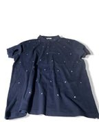 Vintage men Charles Tyrwhitt England Rugby navy blue patterned polo shirt in XL|L31W22|SKU 5474