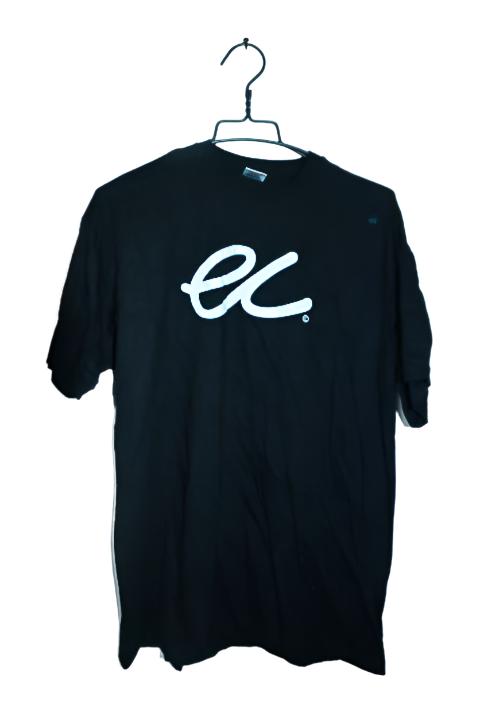 Vintage men Fruit of the loom local crew 2008 print black tees in L|L31 W21|SKU 6559