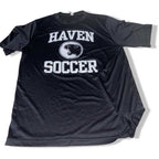 Vintage men Haven soccer team Personalized black graphics polyester Shirt in L|L28W20|SKU 5479