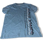 Vintage men JACK & JONES Structure  Dusk Blue T-Shirt in M/L|L28 W19|SKU 5506