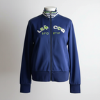 Vintage men Lecoq Sportif blue full zip bomber jacket in M|L24 W18|SKU 5679