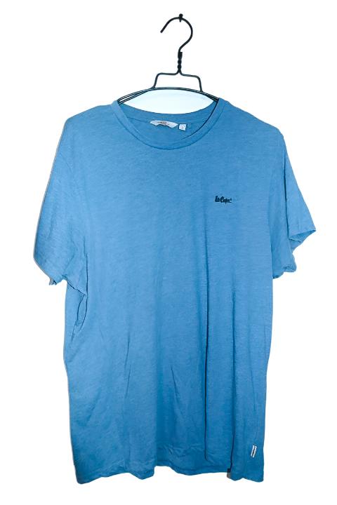 Vintage men Lee Cooper Original plain blue oversize tees in XL|L31 W23|SKU 6556