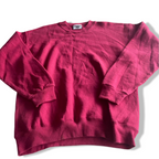 Vintage men Lee Heavyweight red crew neck sweatshirt in L|L27 W20|SKU 5581