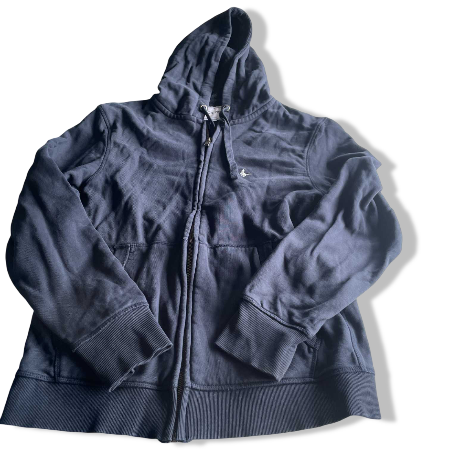 Vintage men Navy jack Wills full zip hoodie regular fit in S|L 27 W 18| SKU 5615