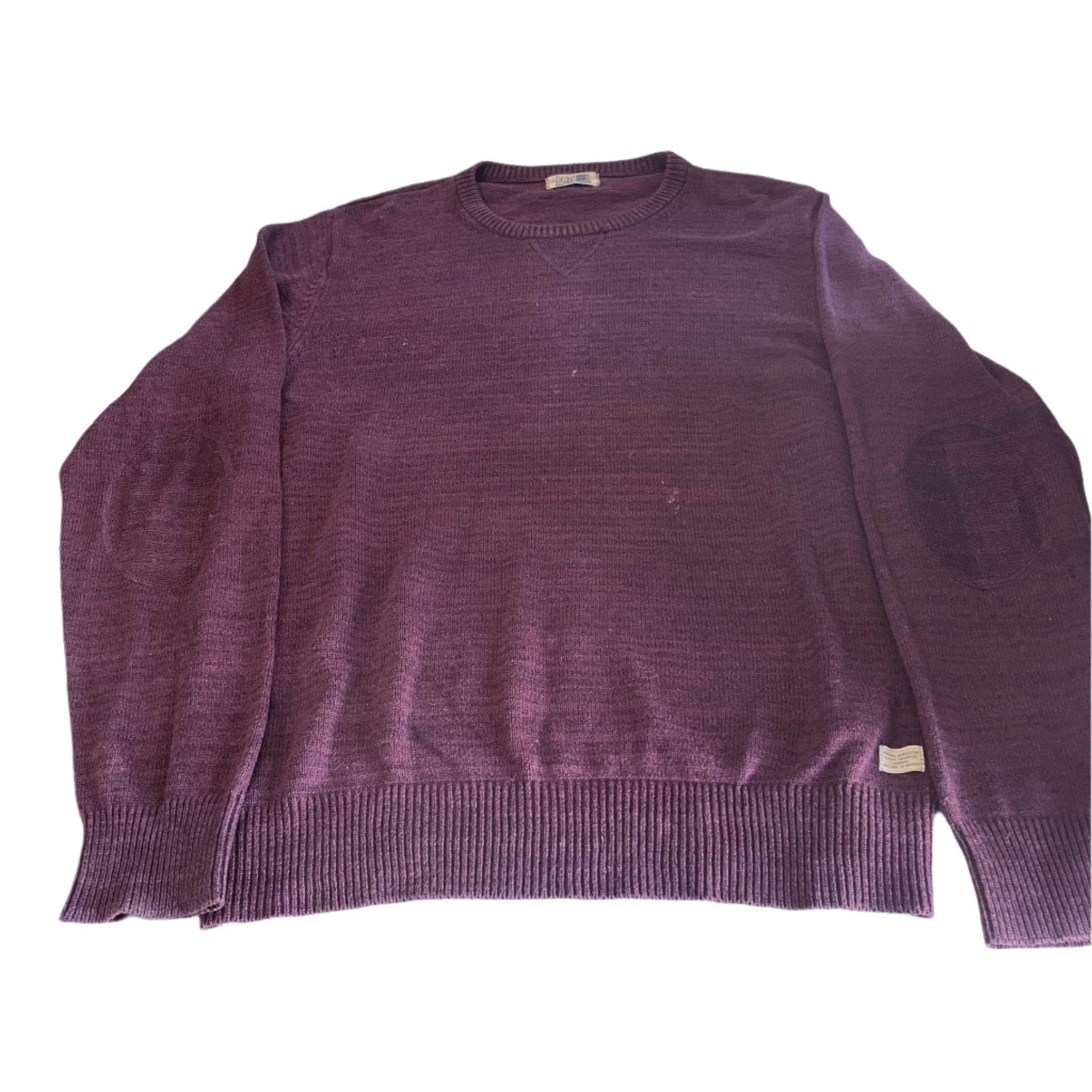 Vintage men Northcoast Maroon red crew neck sweatshirt in M|L29 W19|SKU 6407