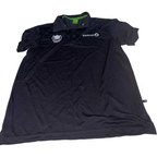 Vintage men Playerytees Sport black polo tees in L|L31 W20|SKU 5541