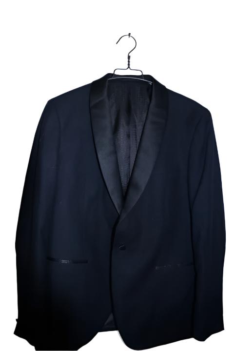 Vintage men Skopes grey checked tailored fit one piece single breasted blazer 2XL|L34W22|SKU 6715