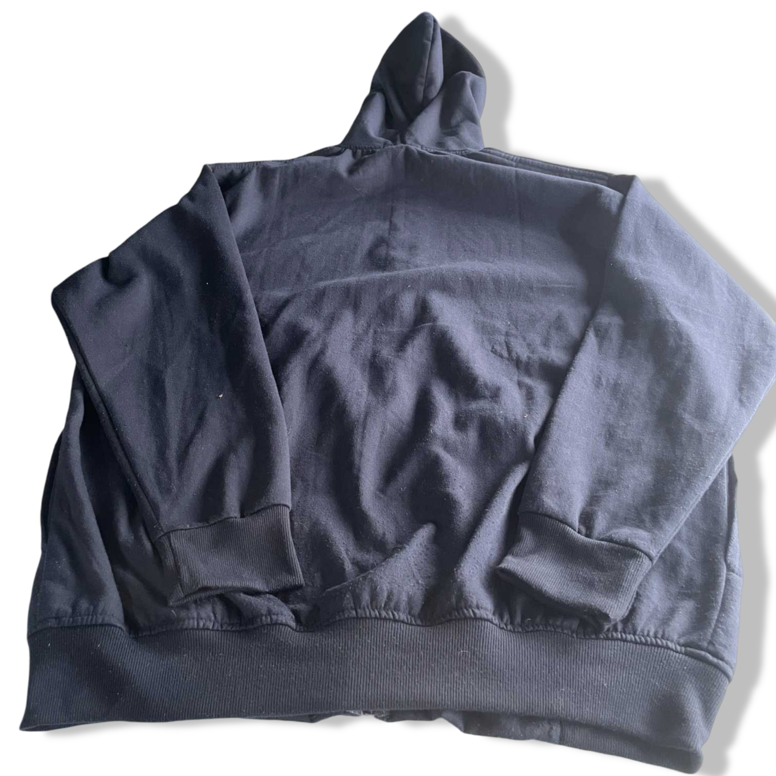 Vintage men U.S brand fashion wear navy blue hoodie in XL|L29 W23|SKU 5562