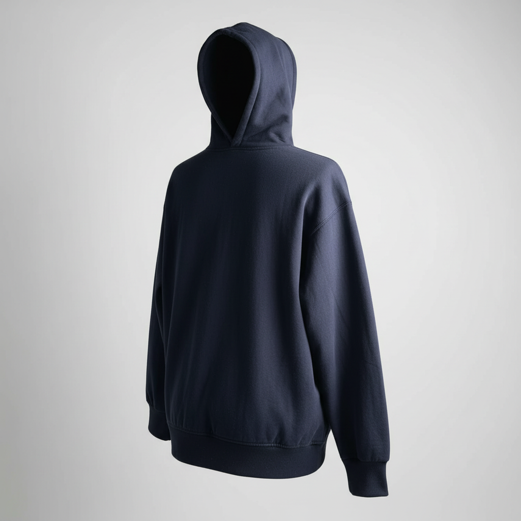 Vintage men U.S brand fashion wear navy blue hoodie in XL|L29 W23|SKU 5562